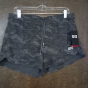 Tapout Women's Black Camo Athletic Shorts